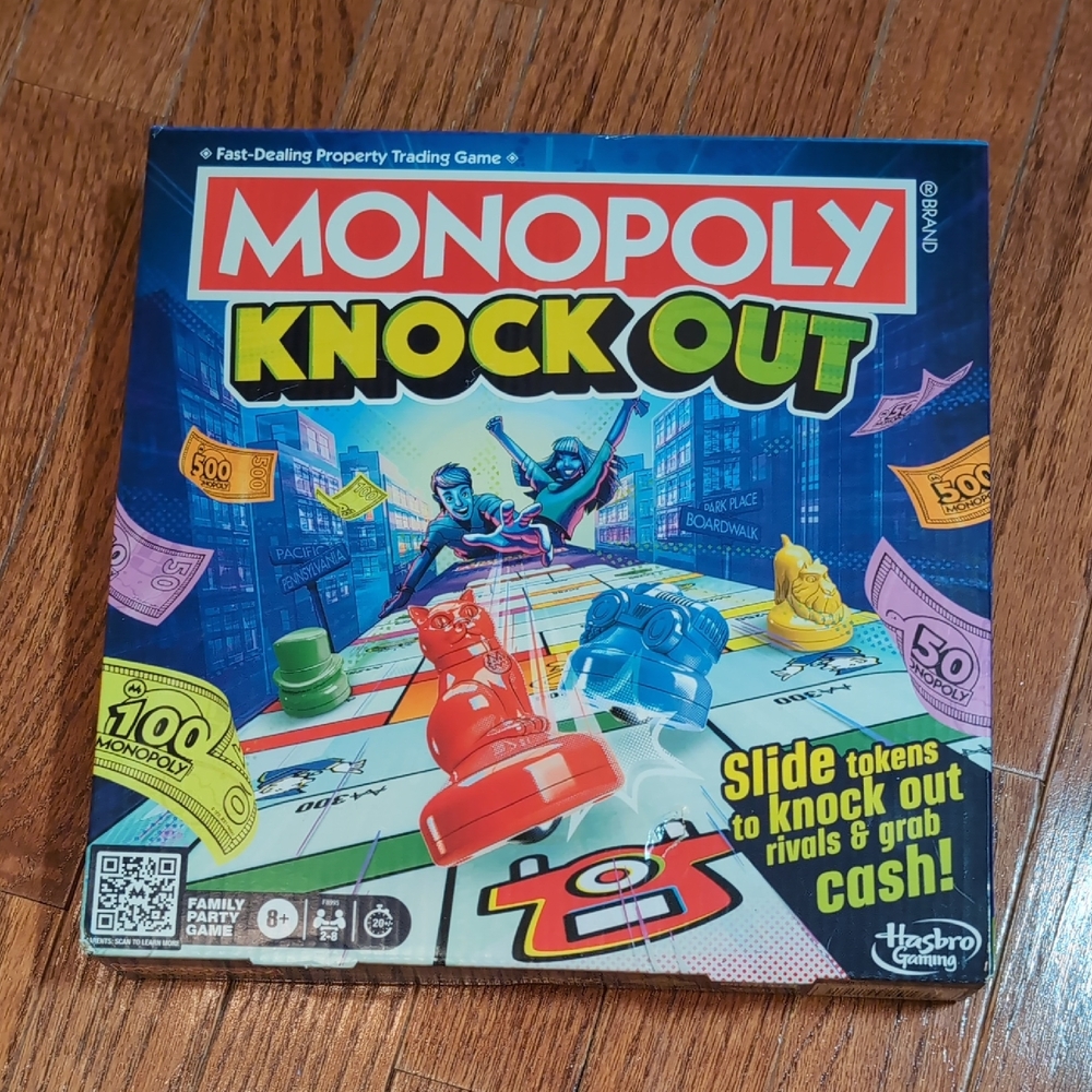 Hasbro Monopoly Knock Out Game New In Box